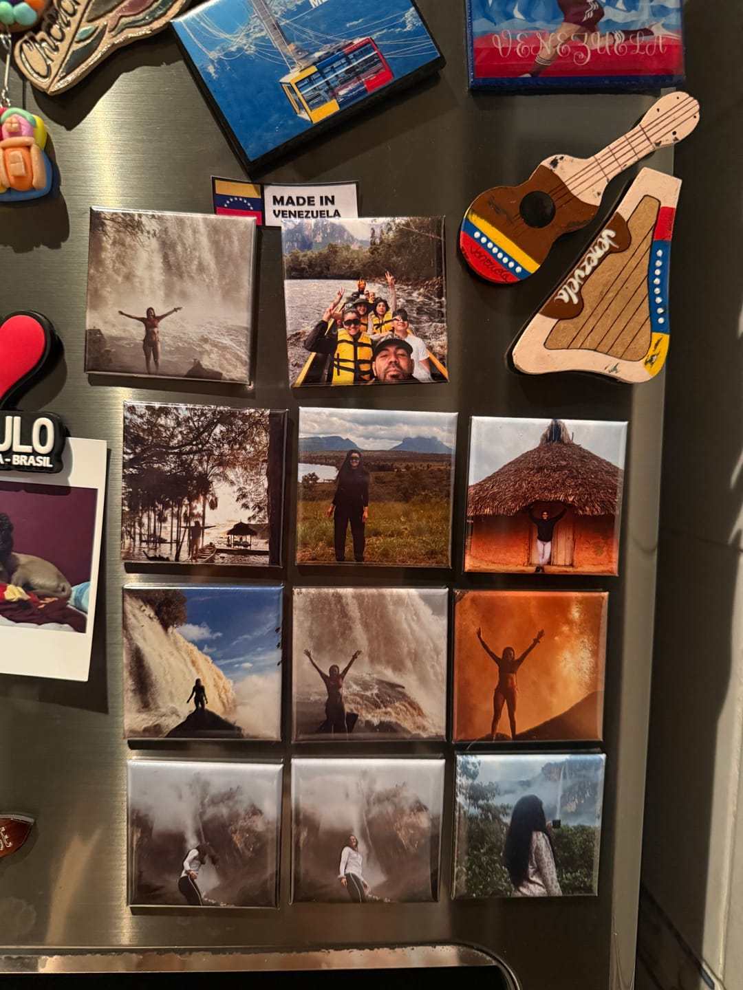 Customer photo review of Pack 24 Imanes Personalizados Cuadrados