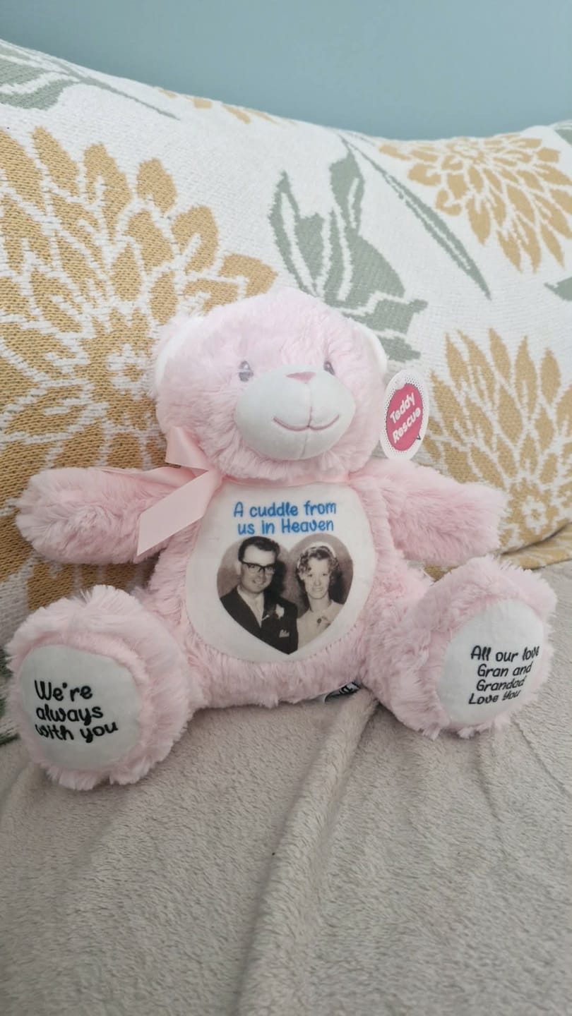 Customer photo review of Item Personalisation