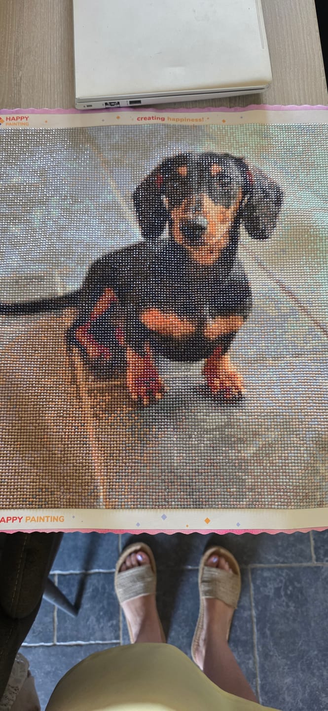 Customer photo review of Eigen Foto Diamond Painting