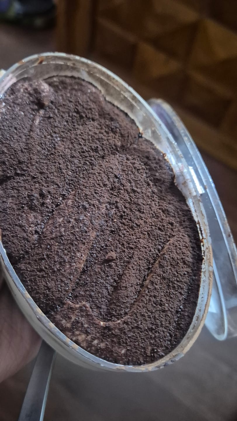 Customer photo review of Tiramisu and Banoffee Pie