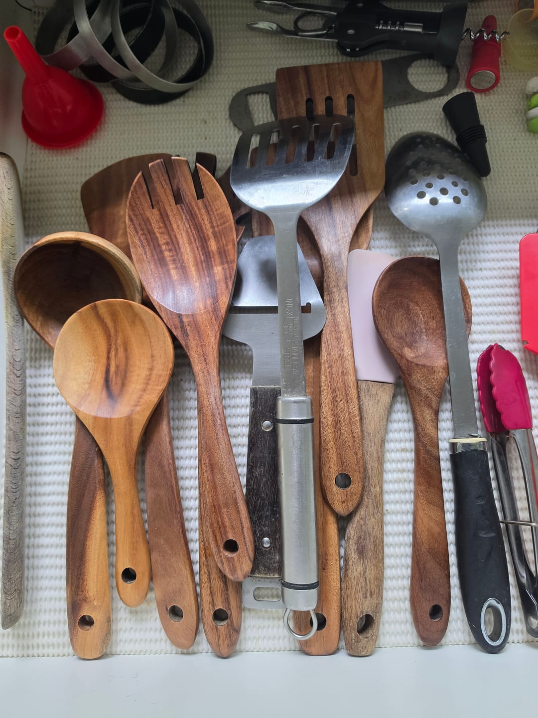 Customer photo review of Pure Pantry™️ - Natural Teak Wooden Utensil Set
