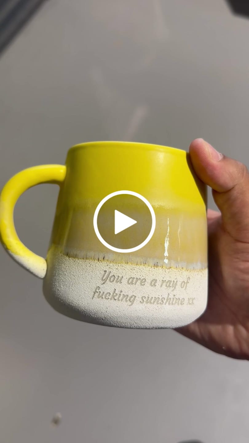 Customer video review of Personalised Mug