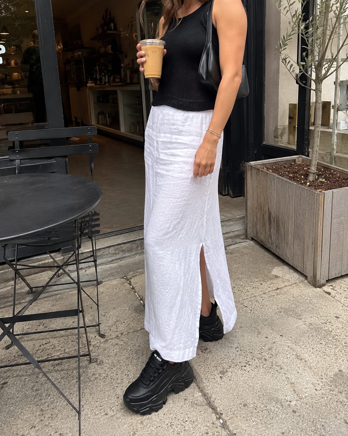 Customer photo review of Lucky Step Chunky Platform Sneakers