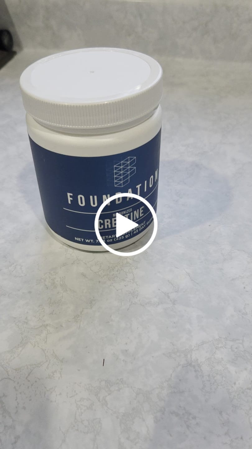 Customer video review of Foundation Micronized Creatine