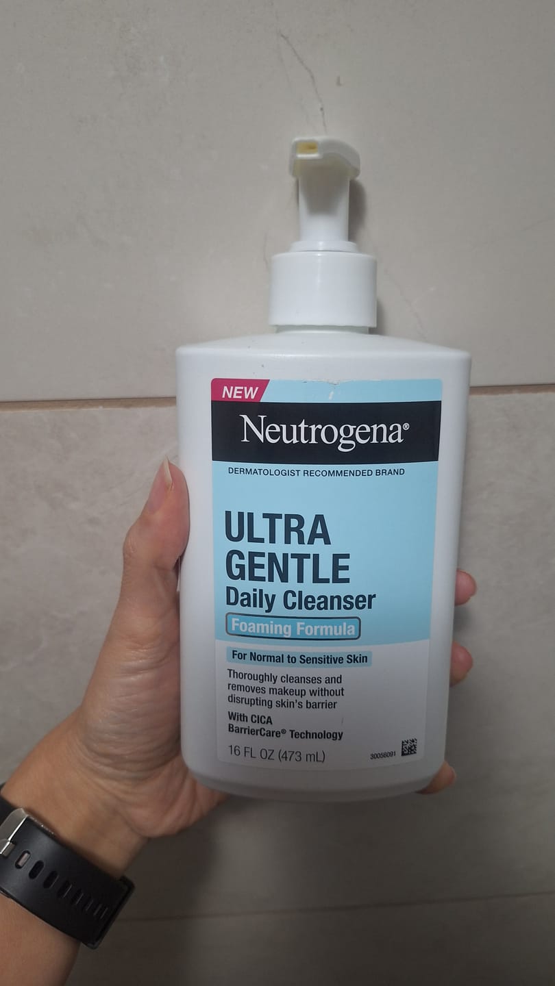 Customer photo review of Ultra Gentle Daily Cleanser