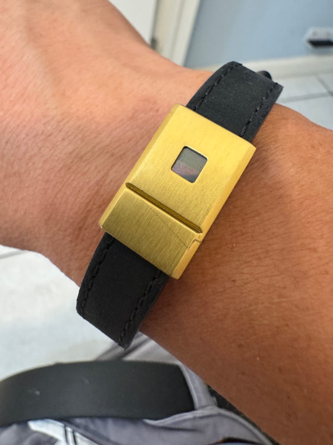Customer photo review of Gold Stability Bracelet
