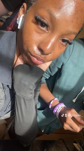 Customer photo review of BOOOM Lash Clusters