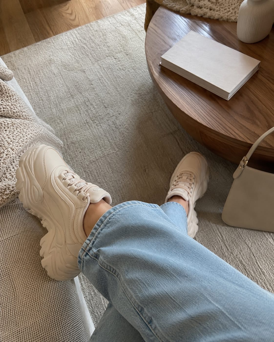 Customer photo review of Lucky Step Chunky Platform Sneakers