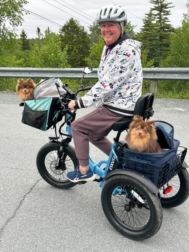 Customer photo review of Eskute® T300 Folding Electric Trike