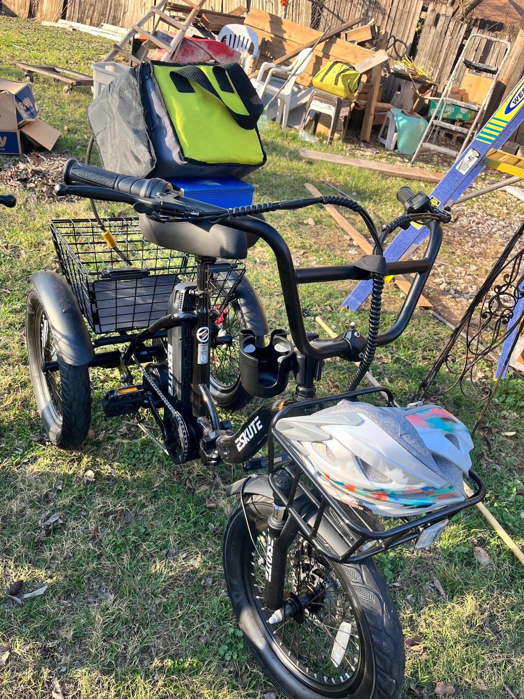 Customer photo review of Eskute® T300Pro Folding Electric Trike