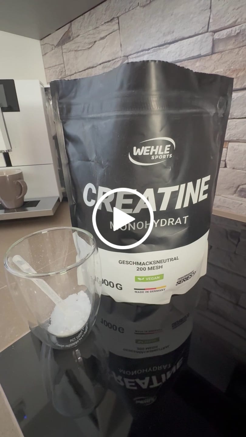 Customer video review of Wehle  Creatin Monohydrat Pulver - Kreatin 1000g