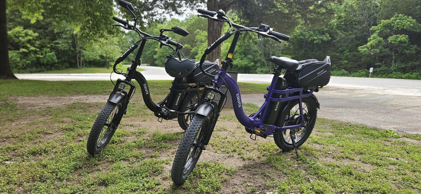 Customer photo review of Eskute® D200 Folding Electric Bike for Adults
