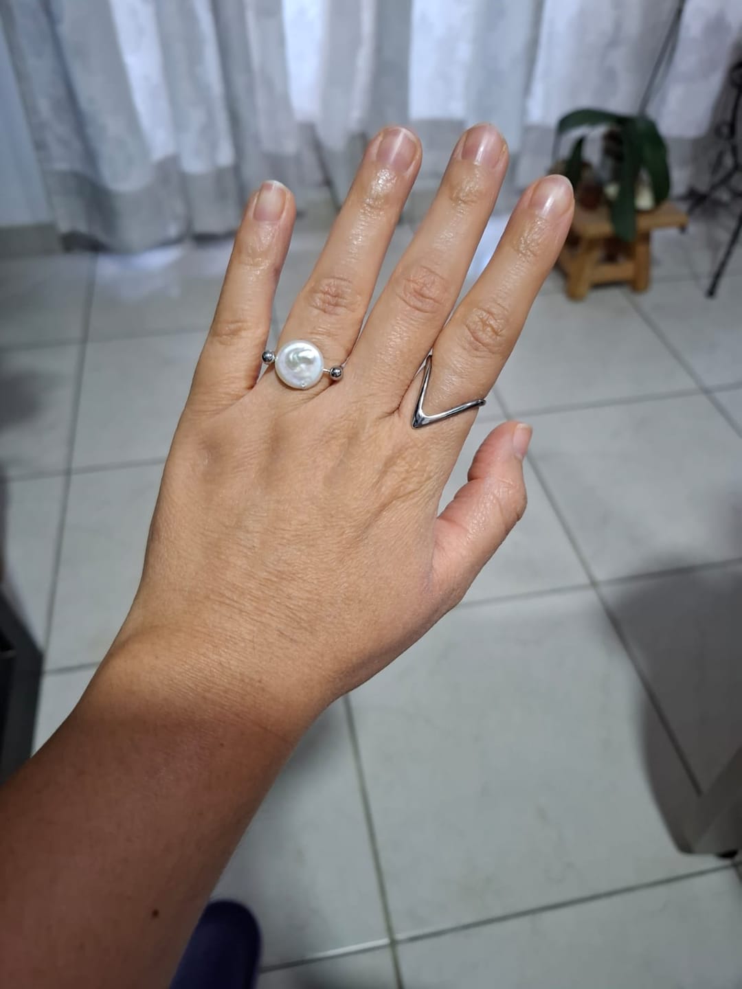 Customer photo review of Anillo Tibetano Plata