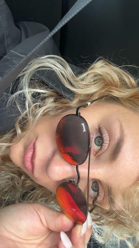 Customer photo review of IVY Lash Clusters
