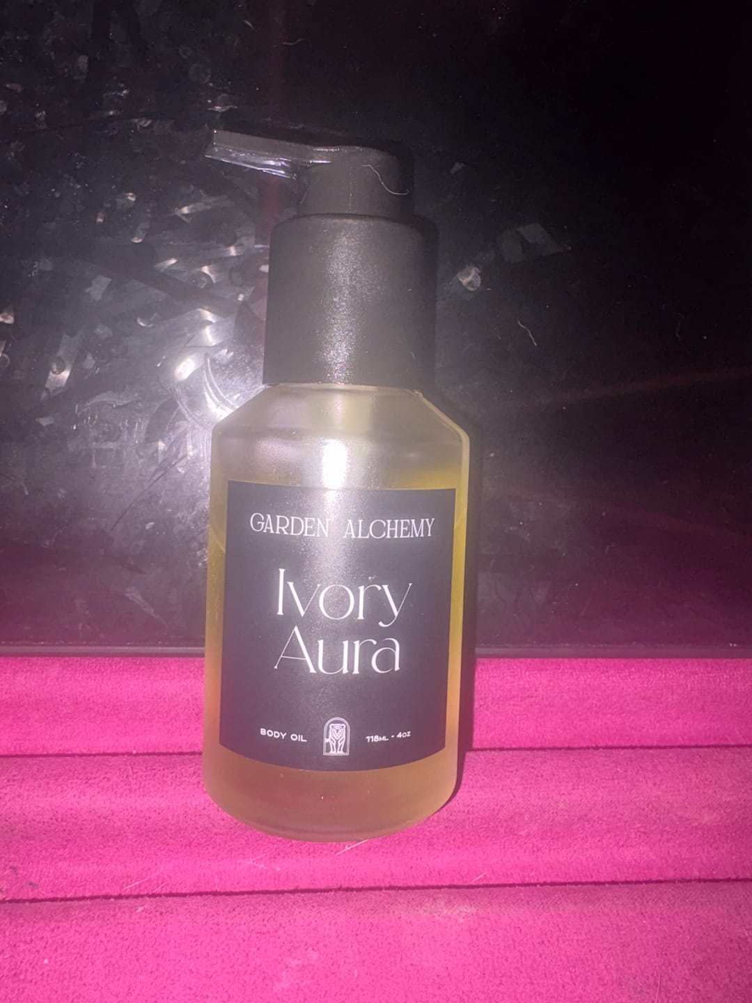 Customer photo review of Ivory Aura Body Oil