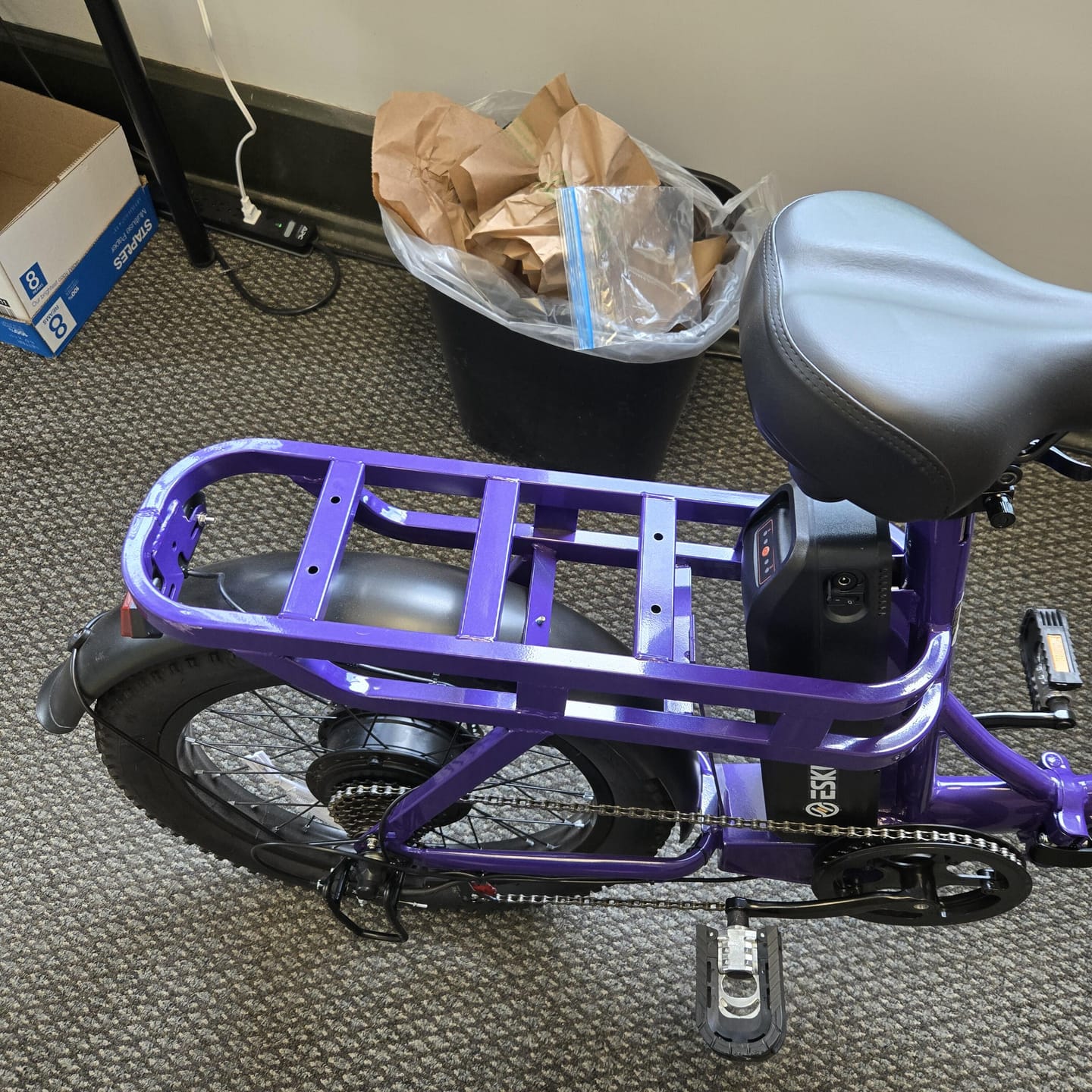 Customer photo review of Eskute® D200 Folding Electric Bike for Adults
