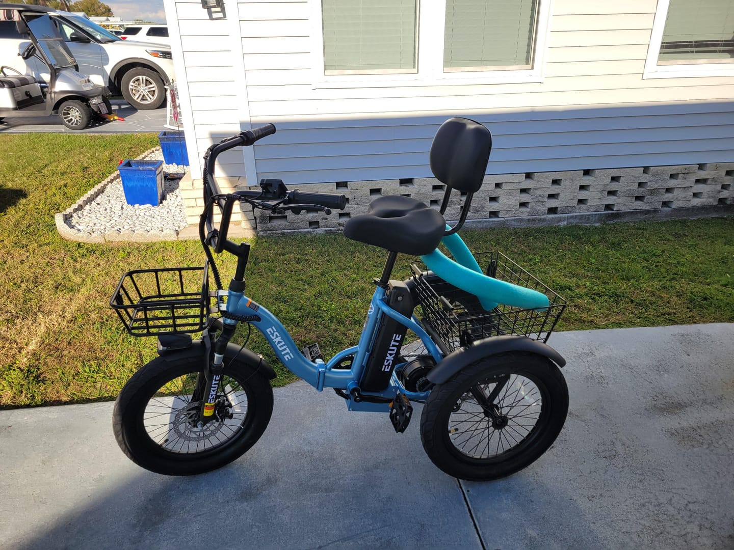 Customer photo review of Eskute® T300Pro Folding Electric Trike
