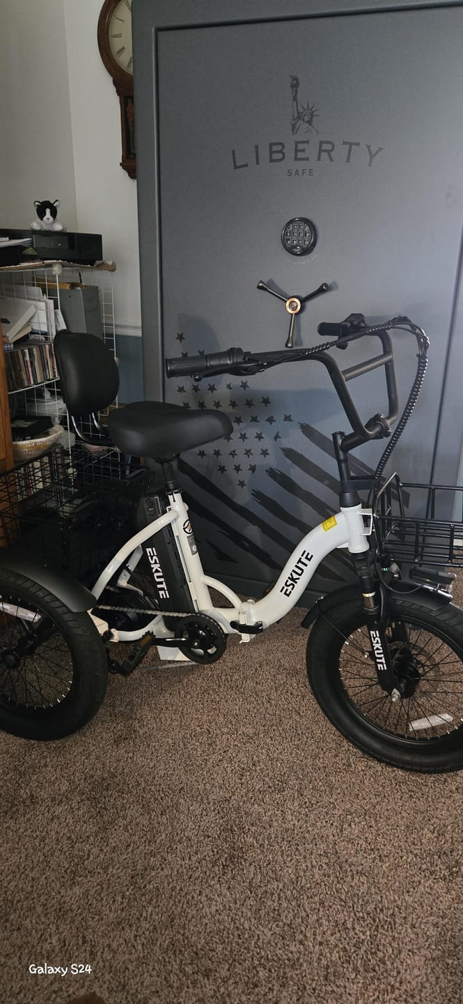 Customer photo review of Eskute® T300Pro Folding Electric Trike