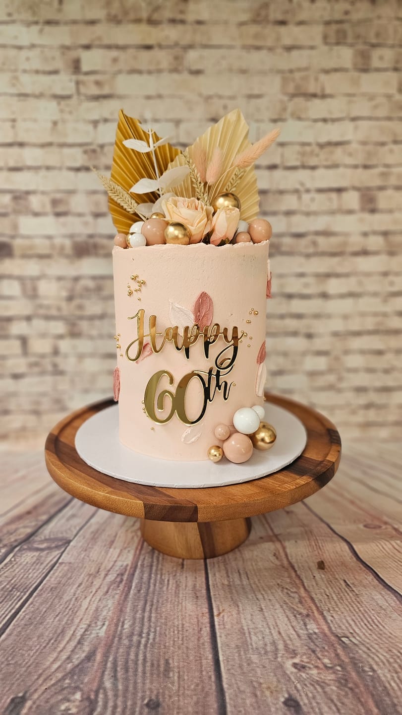 Customer photo review of Personalised Acrylic Script Cake Charm