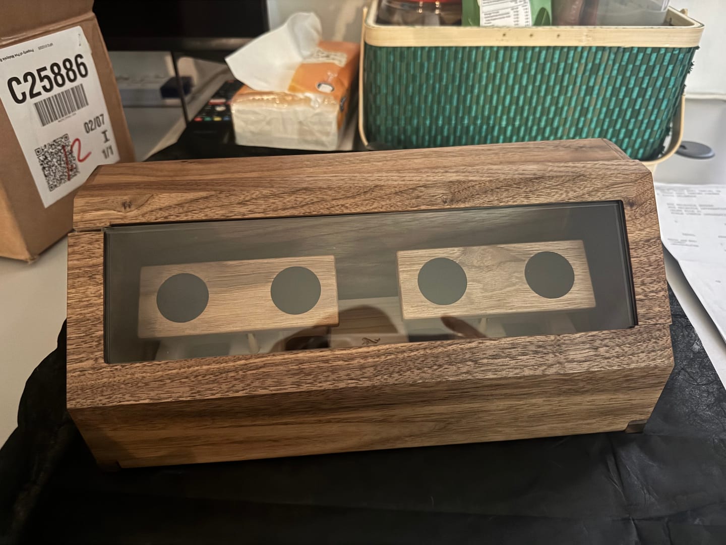 Customer photo review of WHALER 4-SLOT WATCH BOX