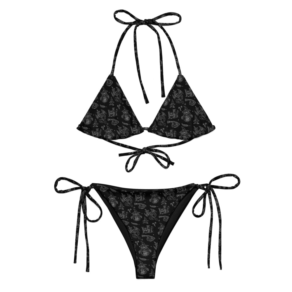 Customer photo review of Full-Set "Black Magic" String Witch Bikini - Alternative Bikini - Gothic Swimwear