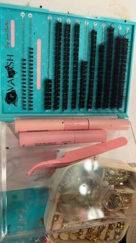 Customer photo review of BOOOM Lash Clusters