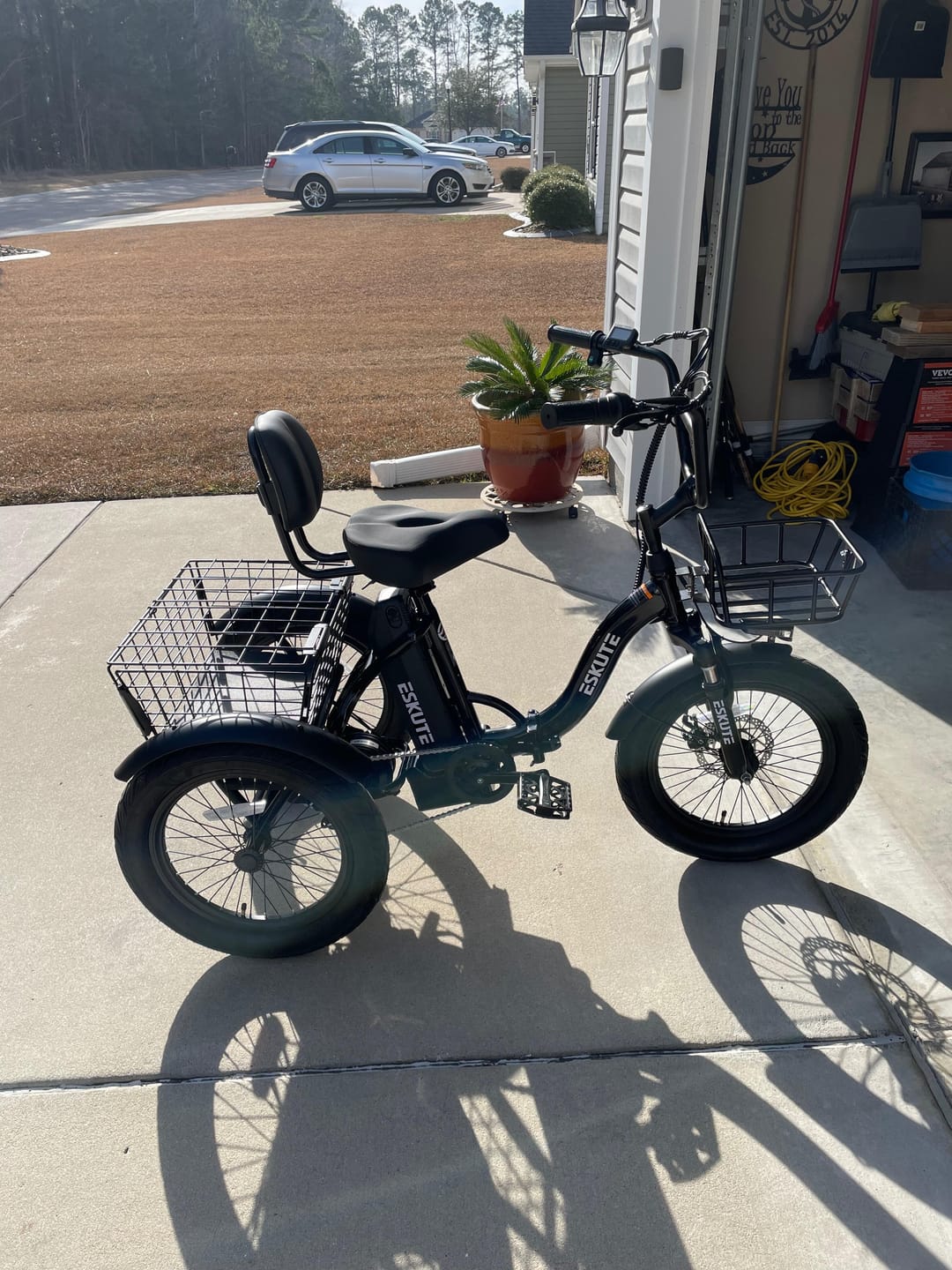Customer photo review of Eskute® T300Pro Folding Electric Trike