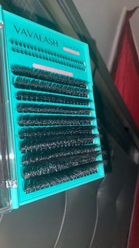 Customer photo review of BOOOM Lash Clusters