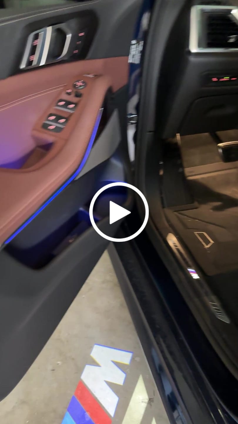 Customer video review of BMW X SERIES DOOR LIGHTS