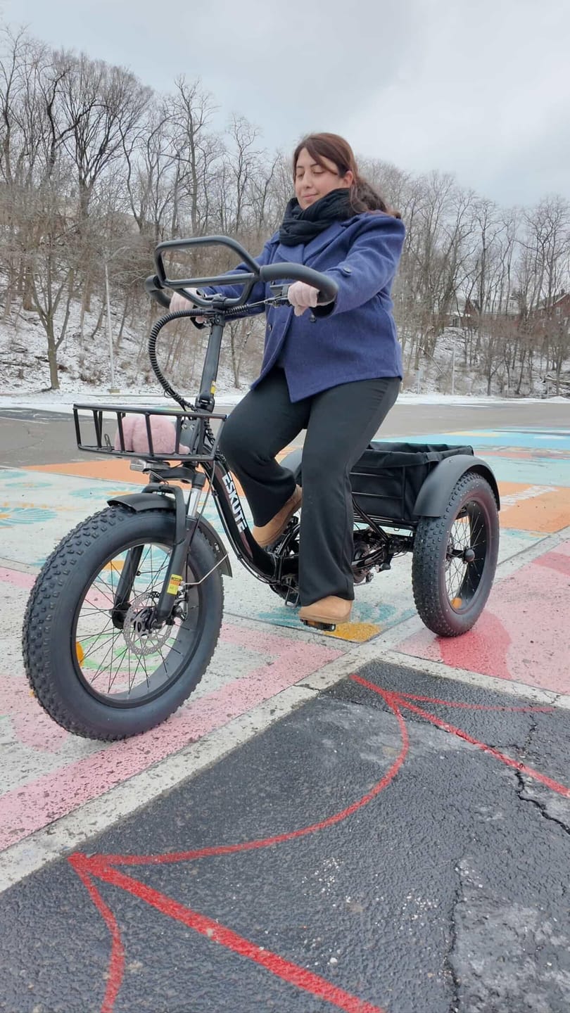 Customer photo review of Eskute® T300Pro Folding Electric Trike