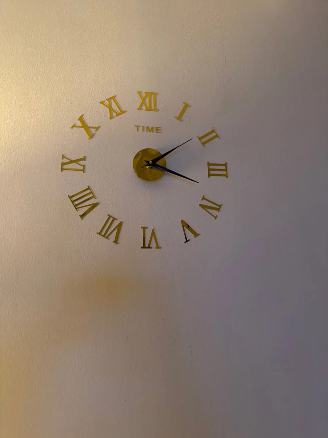 Customer photo review of 3D Acrylic Mirror Wall Clock