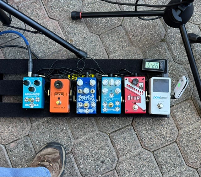 Customer photo review of UHF NEXUS Wireless Guitar/Bass System – 7 Ch, <2 ms, 165 ft
