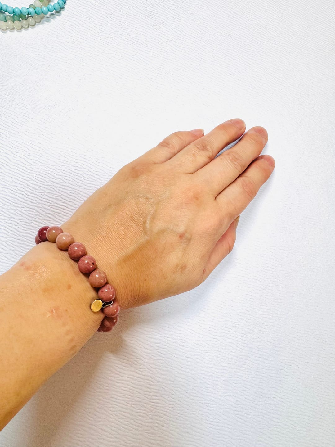 Customer photo review of Rhodonite Bracelet