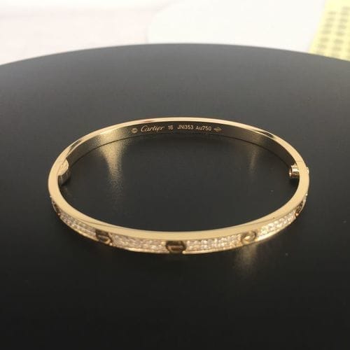 Customer photo review of LOVE BRACELET 3.65MM DIAMOND-PAVED