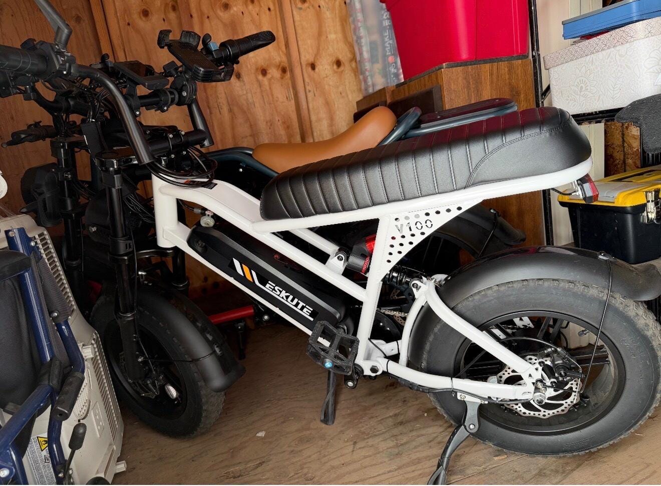 Customer photo review of Eskute® V100 16*4.0" Electric Bike for Kids&Teens