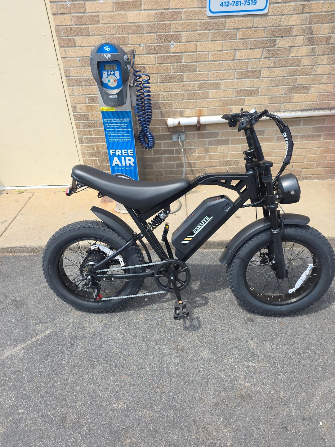 Customer photo review of Eskute® V200 20*4.0" Dirt Electric Bike for Kids&Teens