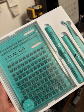 Customer photo review of IVY Lash Clusters