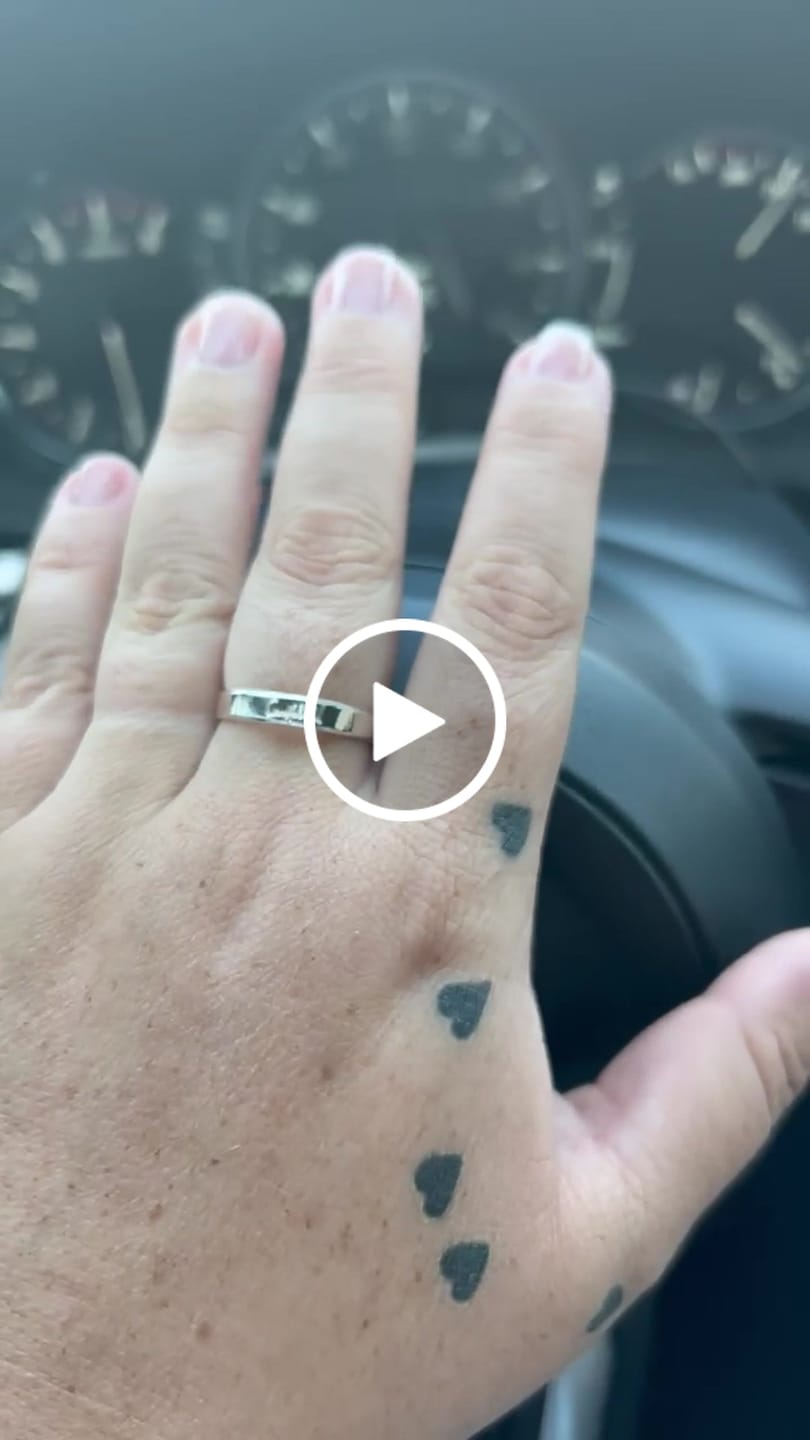 Customer video review of Custom Handwriting Engraved Ring, 4mm Personalized Band