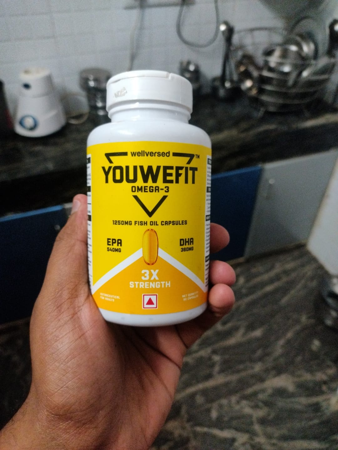 Customer photo review of YouWeFit Omega-3 Fish Oil (90 Capsules), 1250mg