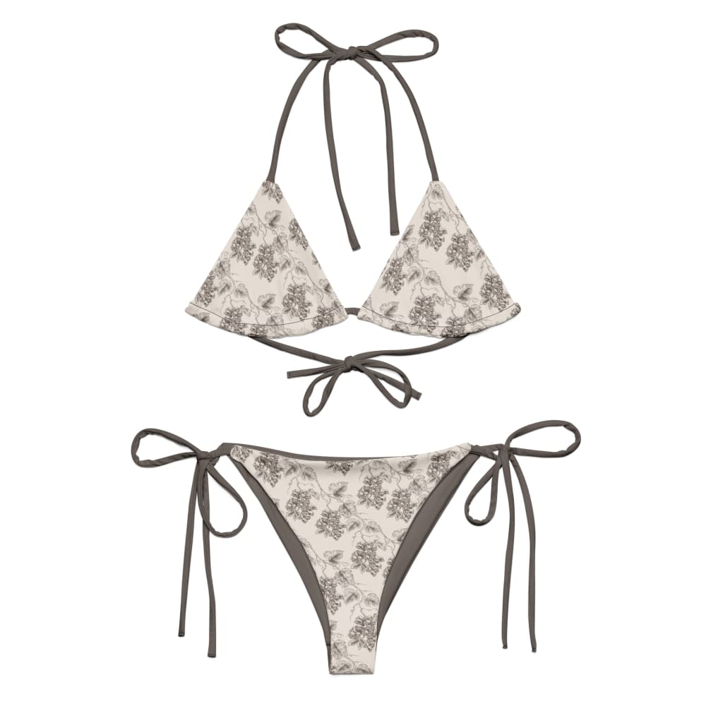 Customer photo review of Full-Set "Venetian Gravevine" String Bikini - Goth Swimsuit Two Piece - Goth Bathing Suit