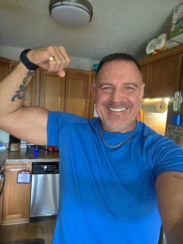 Customer photo review of AVERON™ FITFLEX TEE