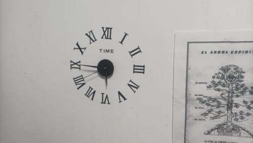 Customer photo review of 3D Acrylic Mirror Wall Clock