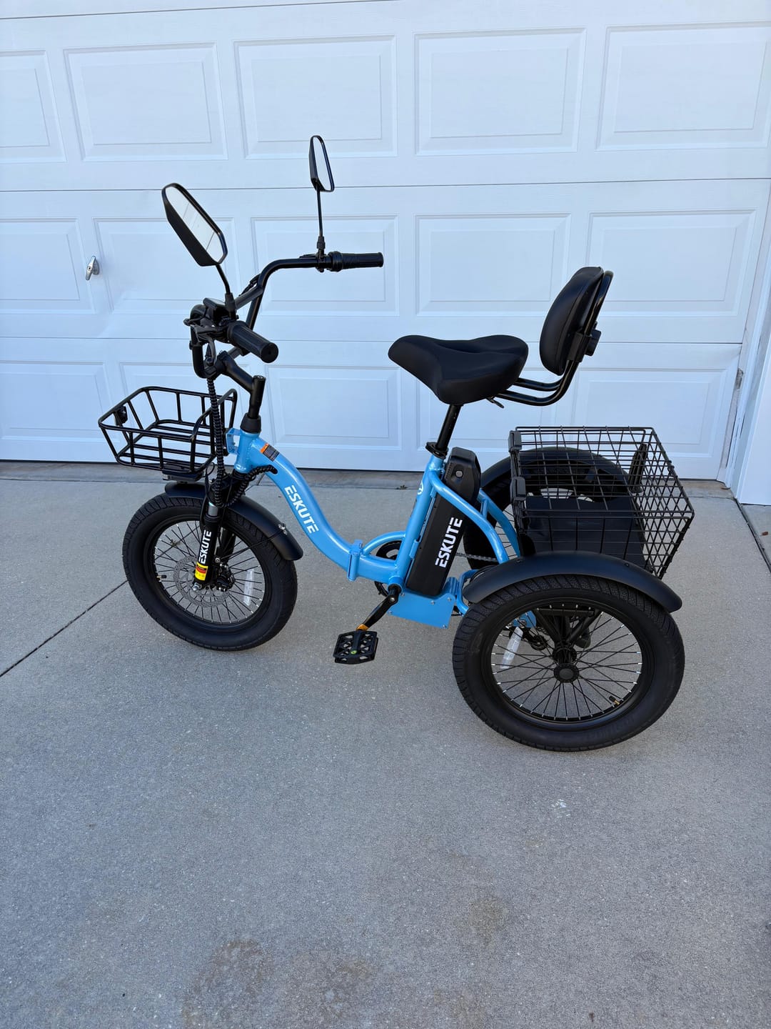 Customer photo review of Eskute® T300Pro Folding Electric Trike
