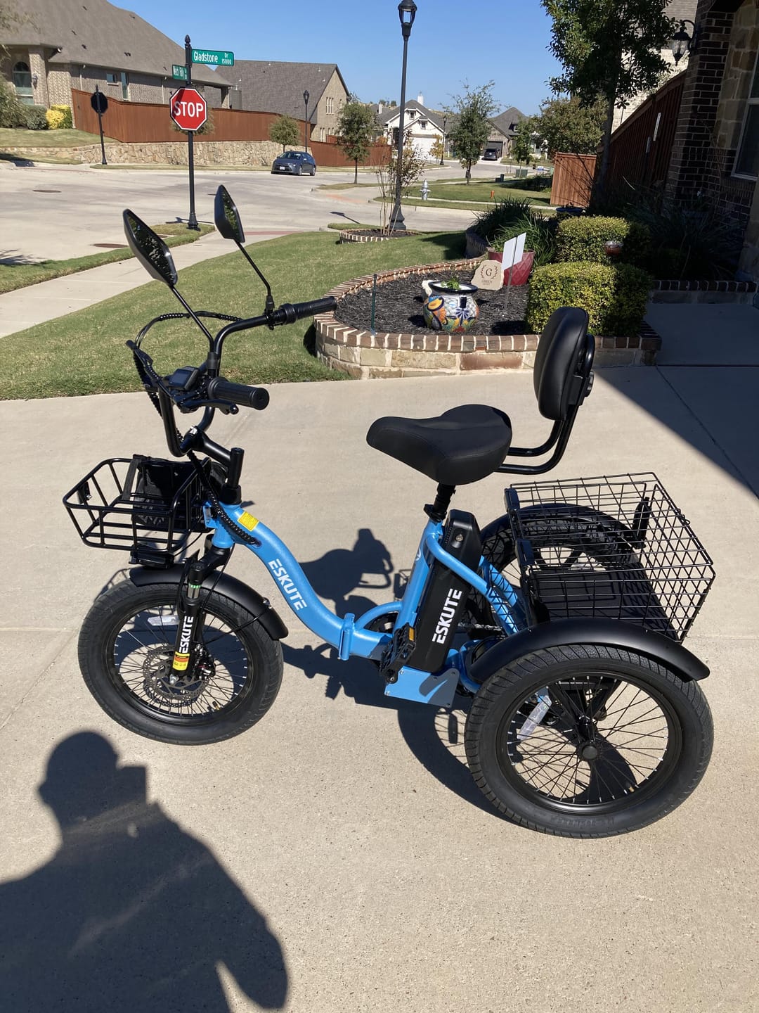 Customer photo review of Eskute® T300Pro Folding Electric Trike