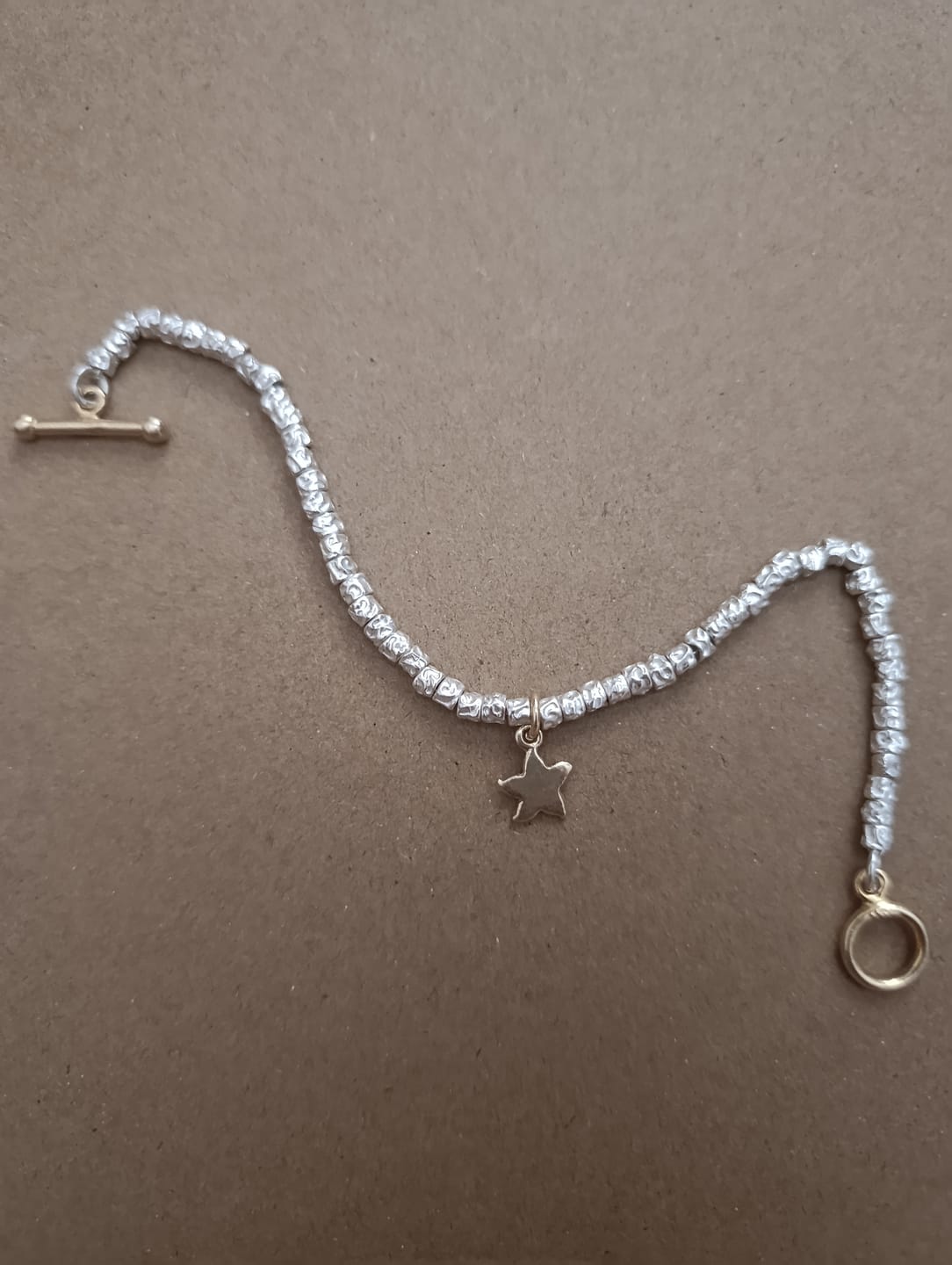 Customer photo review of CREA IL TUO BRACCIALE GRANELLI - charms oro