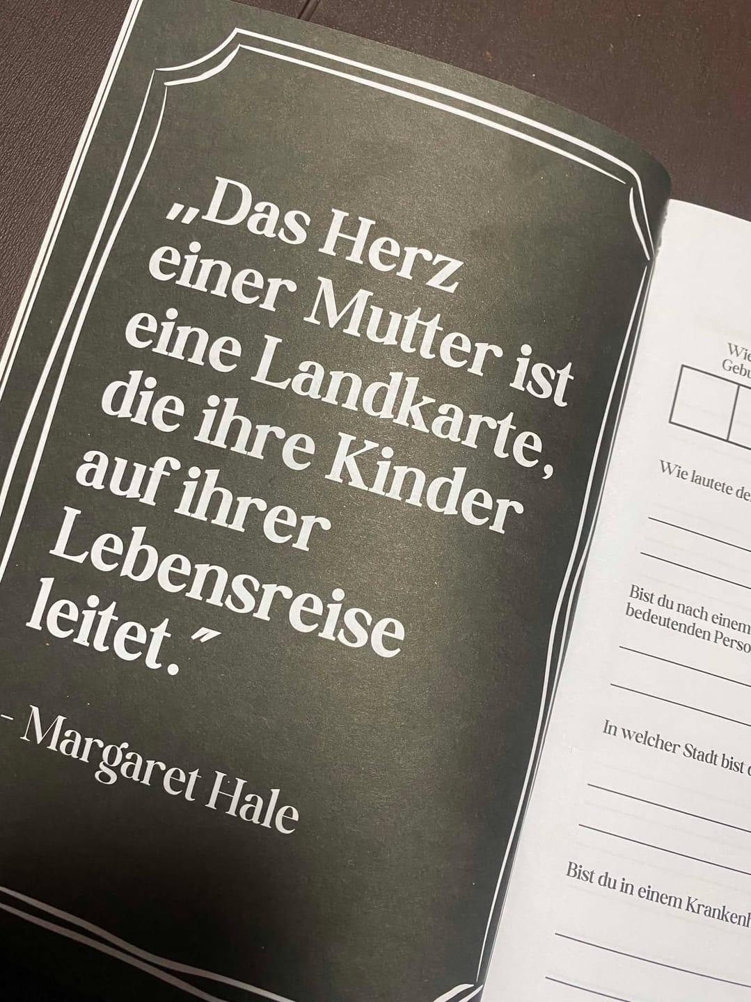 Customer photo review of Mamas Geschichten – Ein Erinnerungsbuch