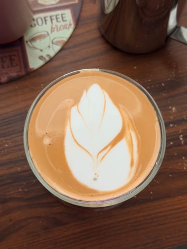 Customer photo review of FLUR Latte Glasses