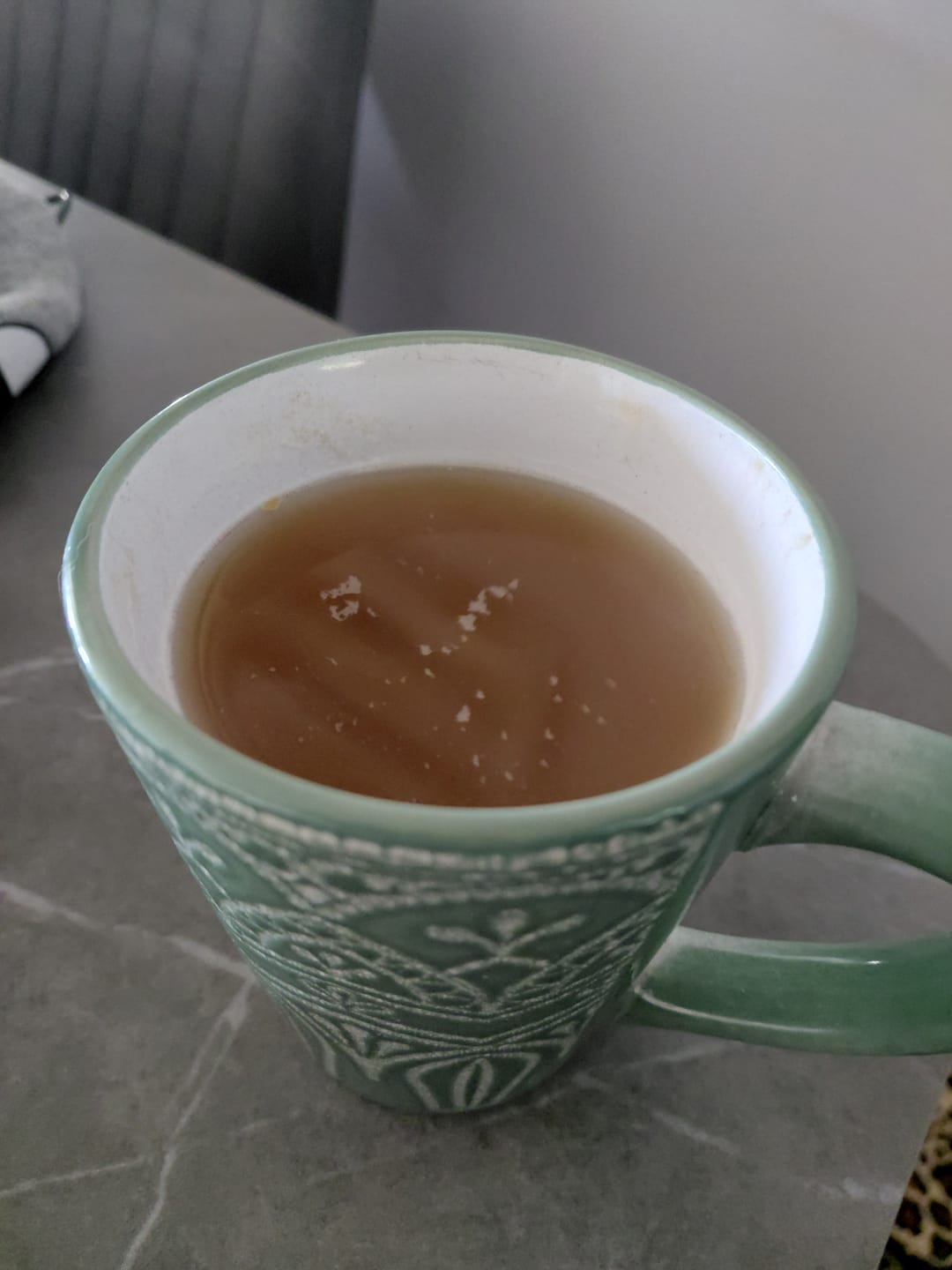 Customer photo review of Caramel Bone Broth Powder