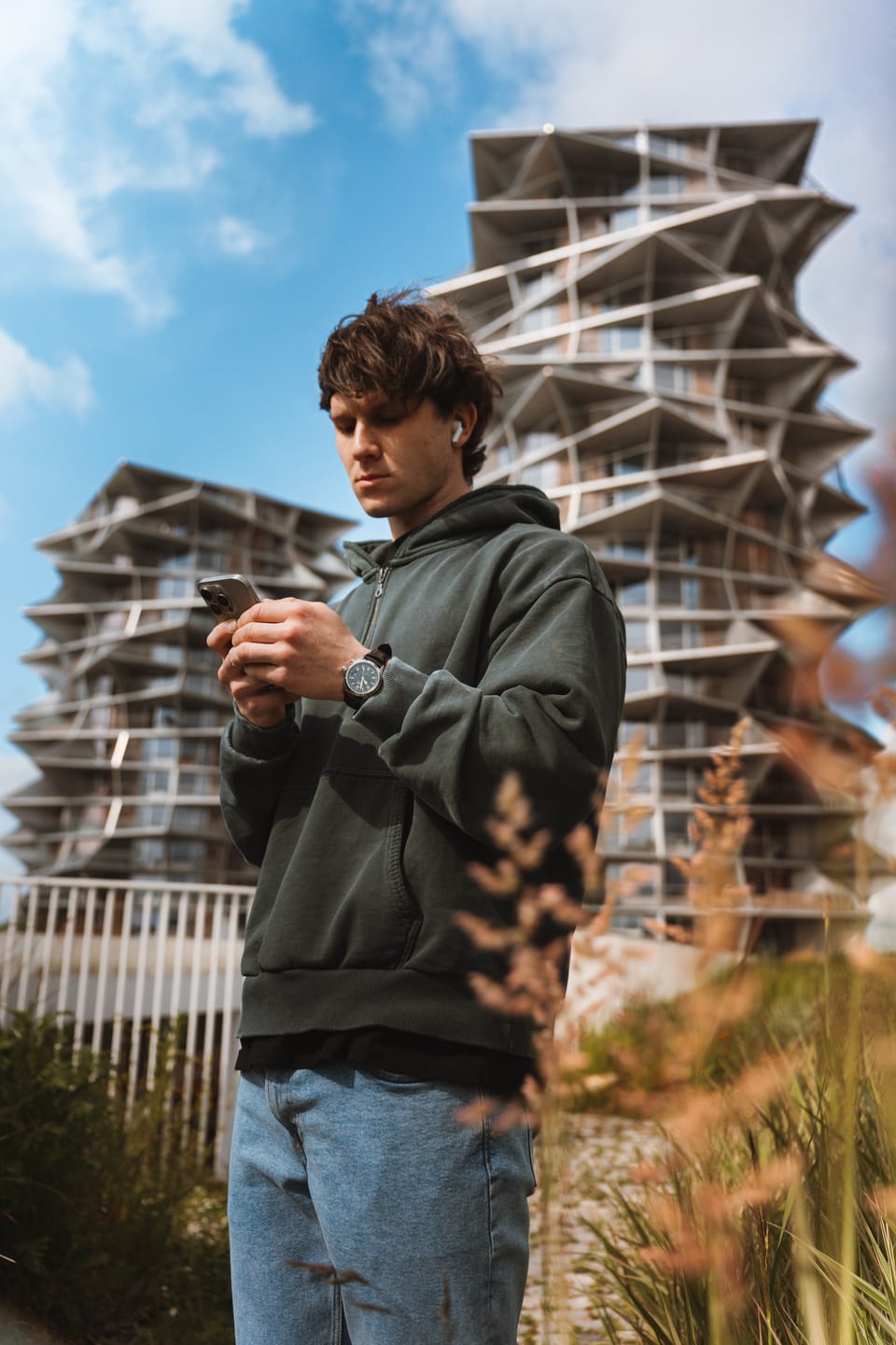 Customer photo review of 5169 - Old Money Quarter-Zip Hoodies