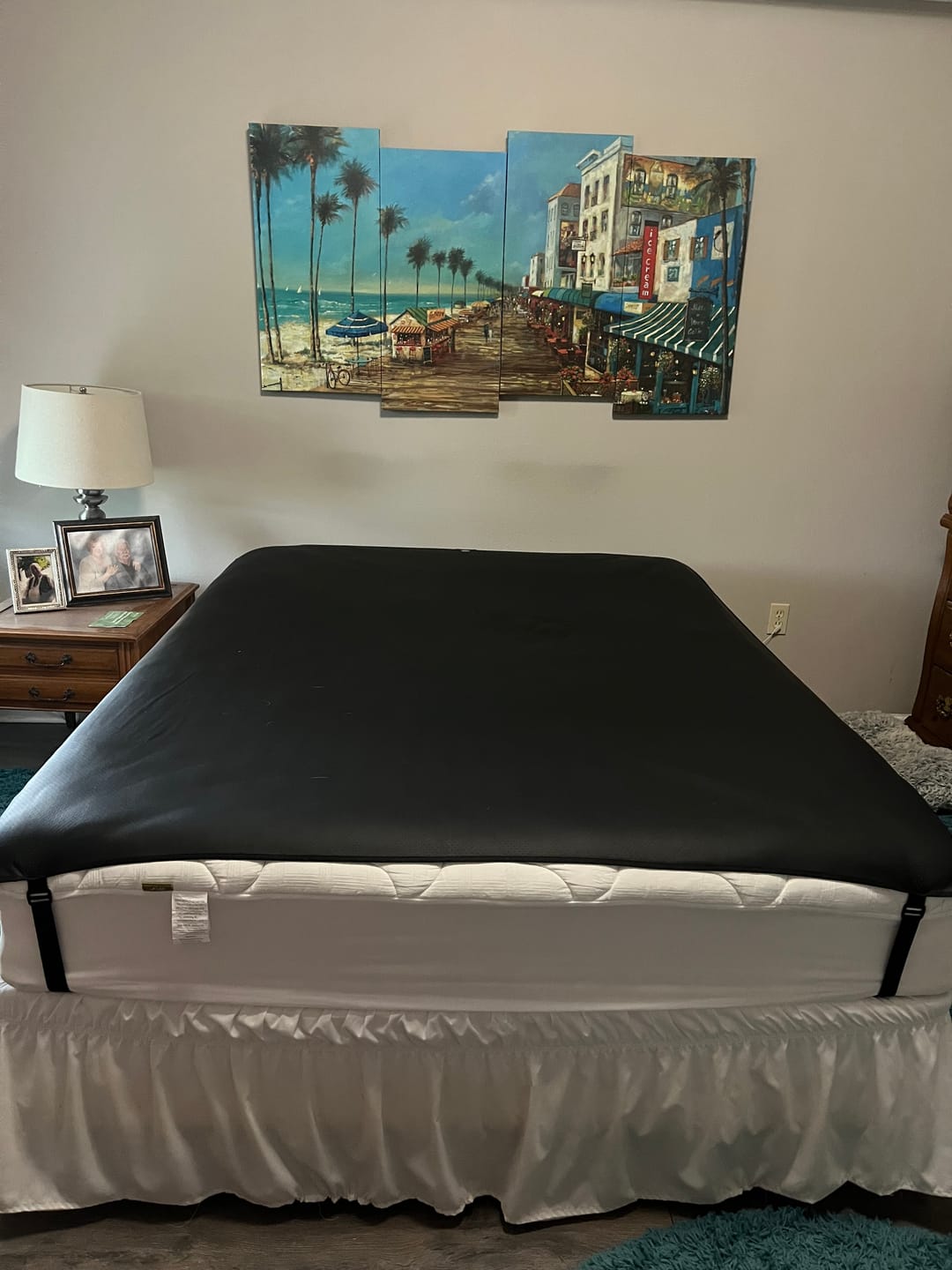 Customer photo review of Earthbound® Grounding Mattress Pad
